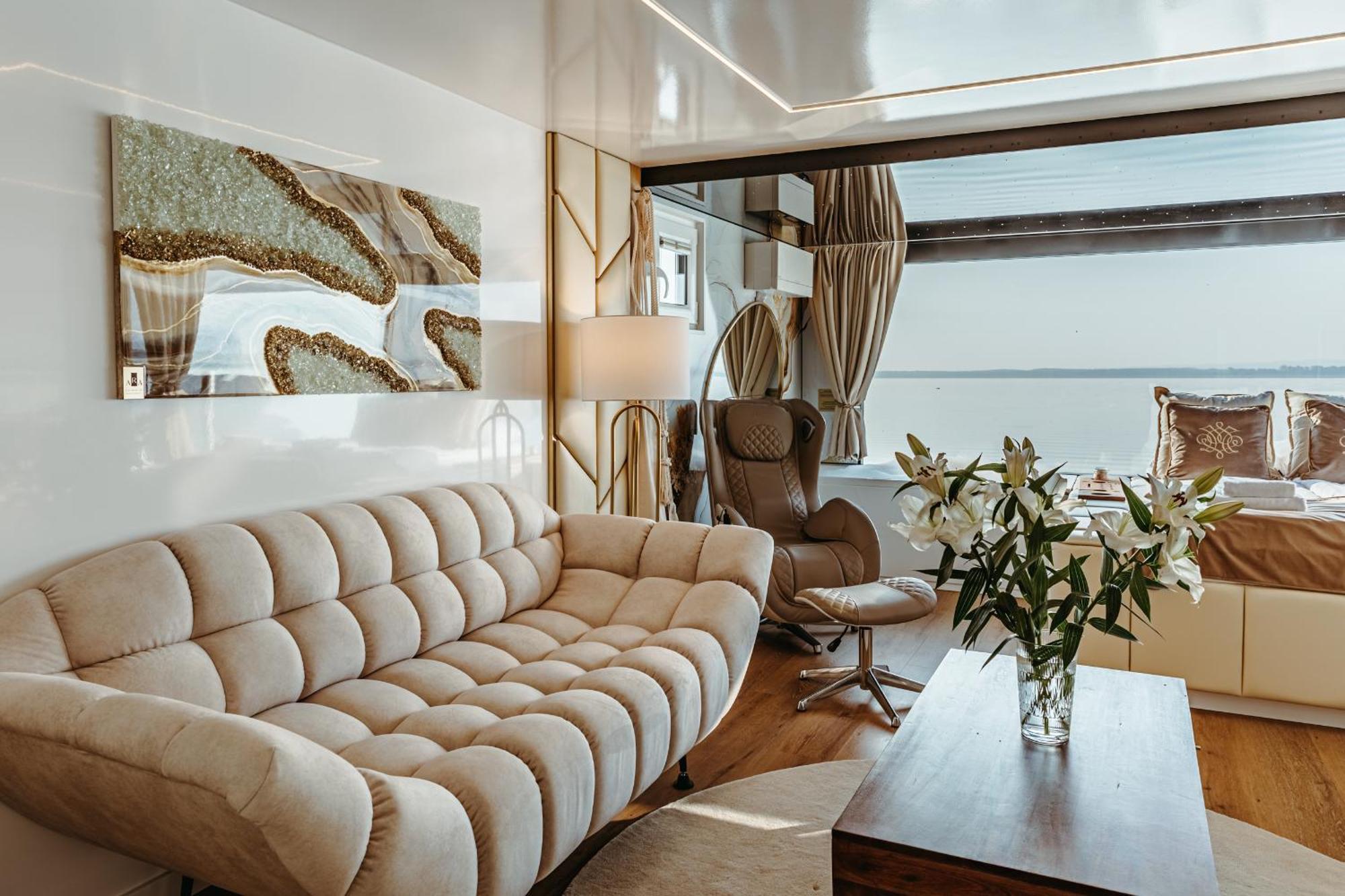 Grand Ht Houseboats - Domki Na Wodzie - Sauna, Jacuzzi, Kominek Mielno  Quarto foto